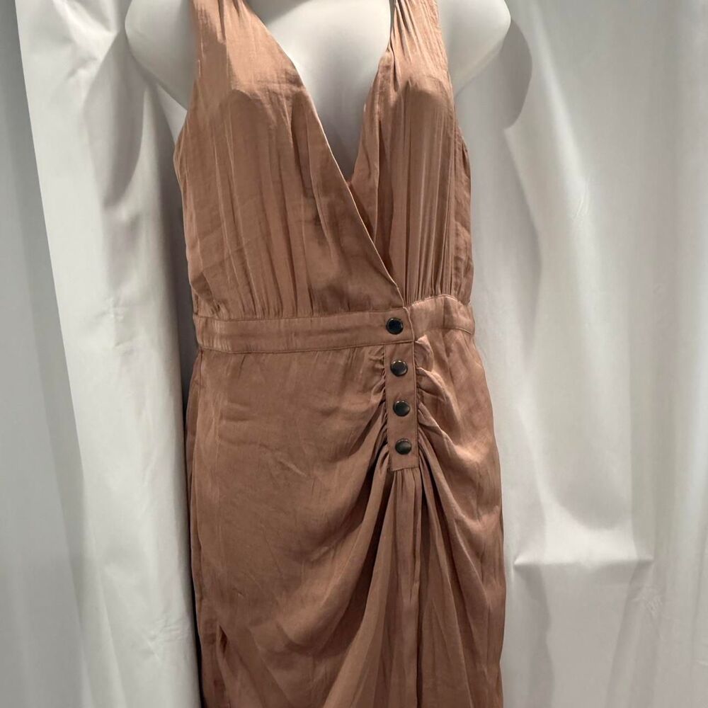 Adrienne-vittadini Women's Tan and Brown Dress